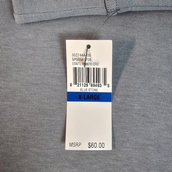 Van‎ Heusen Blue Stone Essential Ponte Sweatshirt - Men's XL - NEW - Picture 3 of 5